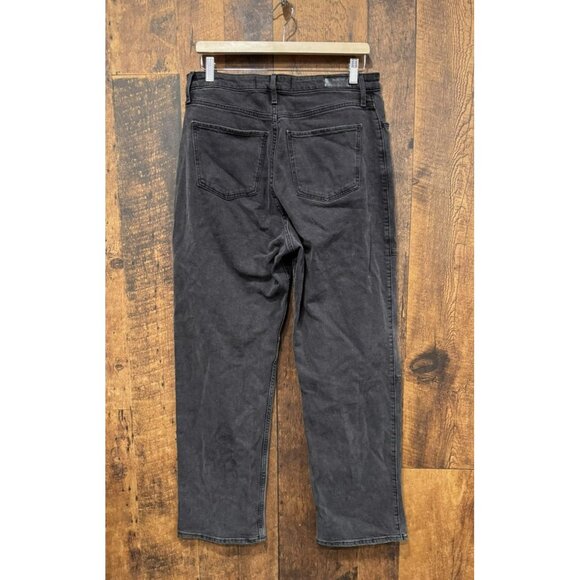 Hollister Ultra High Rise Dad Jean Black Size 31x31 EUC - Picture 3 of 5